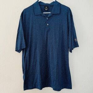 Men's Nike Golf Blue Short Sleeve Polo Shirt size large